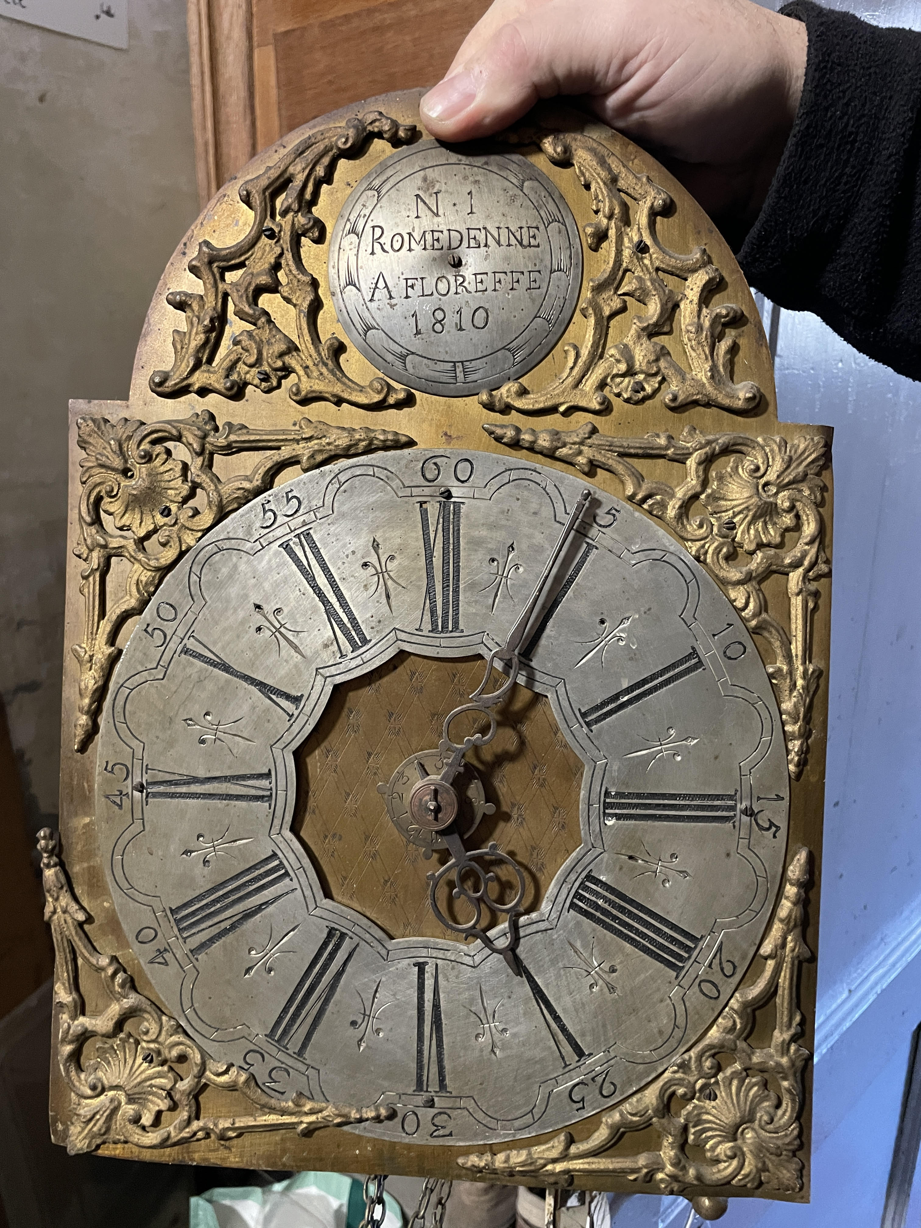 Horloge d'Antoni dat�e de 1810